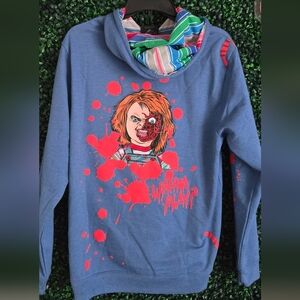 Chucky Universal Studios Halloween Horror Nights Hoodie Childs Play Unisex Small